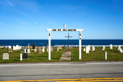 Saison,Automne,MRC Côte-de-Gaspé,Région,Cap-des-Rosiers,Culte,Cimetière,Jour,Temps